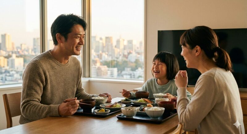 地銀再編の波を乗り越え、家族と共に将来の経済的安定（人生の黒字化）を達成した40代元銀行員の理想的なライフスタイル。