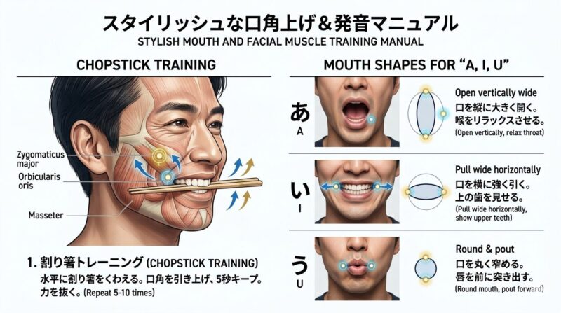 20年の表情の強張りを解くための、銀行員専用・AI面接突破用表情筋トレーニング。