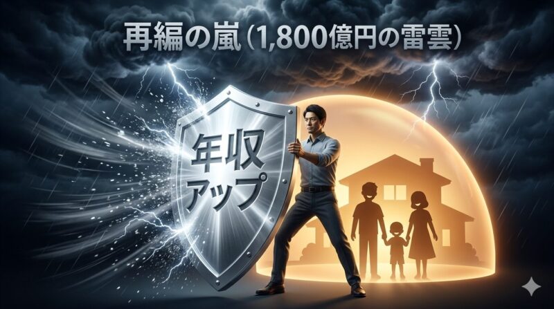 組織に依存せず、自らの稼ぐ力で家族の住まいと将来を守る銀行員の決意。