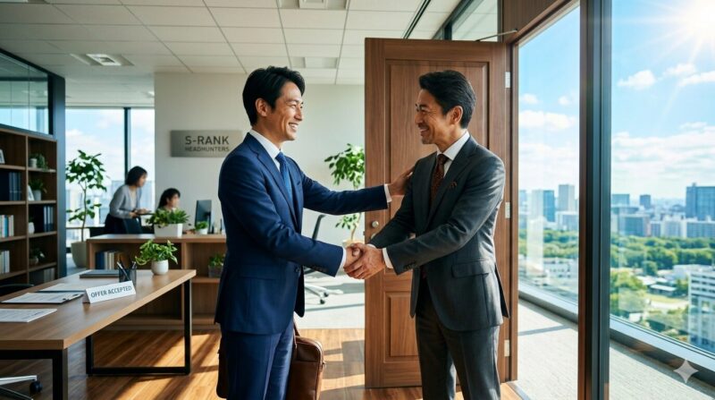 ビズリーチ運用術を武器に、理想のヘッドハンターと出会い、キャリアアップを成功させた元銀行員の姿。