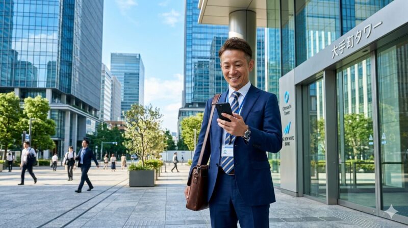 AI選考を突破し、理想的なキャリアを手に入れた元銀行員の成功の瞬間。