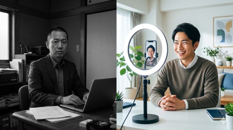 AI面接における環境構築と表情作りの成功・失敗事例。