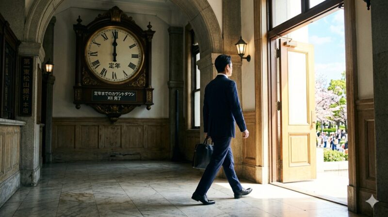 銀行員の役職定年へのカウントダウンを止め、新しいキャリアへと踏み出す40代男性。