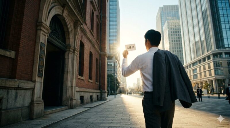 銀行員という肩書きを捨て、個人の専門家として副業・自立の道を歩み始める40代男性。