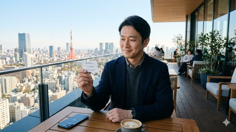 M&A業界への転職で市場価値を最大化させ、精神的な自由を手に入れた元銀行員の肖像。