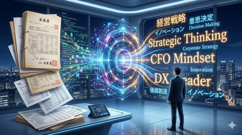 銀行員のスキルを他業界の価値へ翻訳する「資産翻訳」のイメージ。