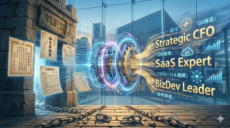 東海の地銀で培った実務スキルを他業界の価値へ翻訳するイメージ。